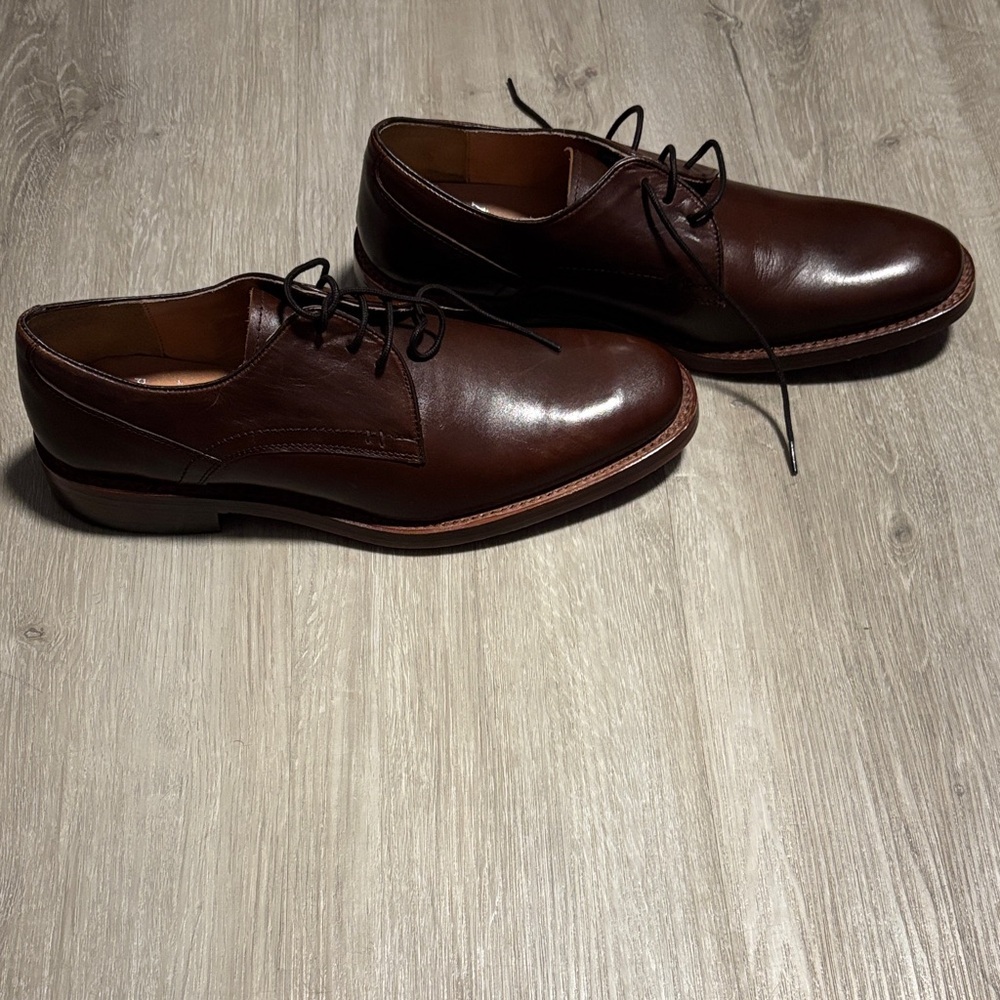 Catesby Florsheim Rich Brown Leather Derbys